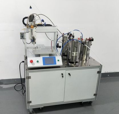 China Duas partes automáticas completas de máquina de enchimento líquida do Potting da colagem com relação de mistura fornecedor